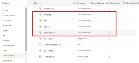 Promoted Links Web Part In SharePoint Online Modern Page