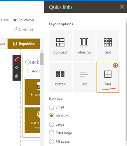 Promoted Links Web Part In SharePoint Online Modern Page