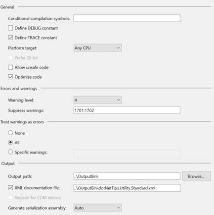 Build Settings