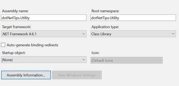 Properly Setting Up .NET Framework Projects