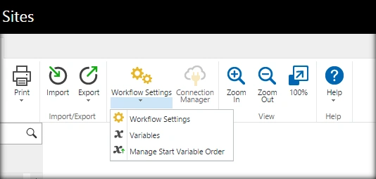 Workflow Settings