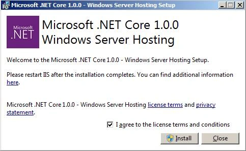 Net Core Windows Server Hosting