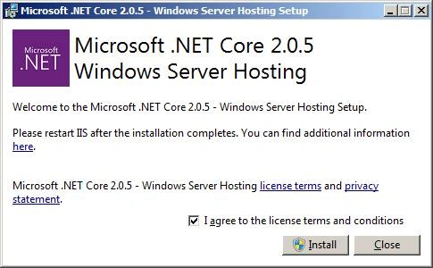 Asp.Net Core 2.0 application