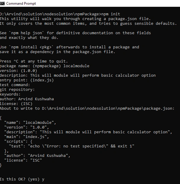 Publish Module To NPM(Node Package Manager)