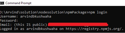 Publish Module To NPM(Node Package Manager)