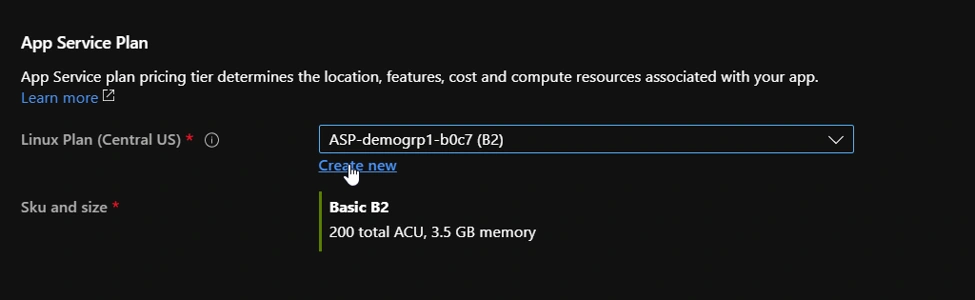 Publish .NET Core WebApp to Azure