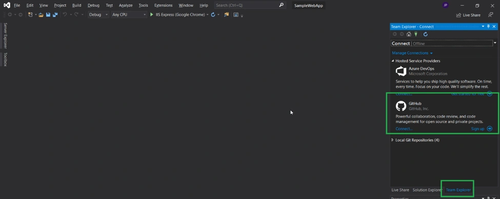 Publish .NET Core WebApp to Azure