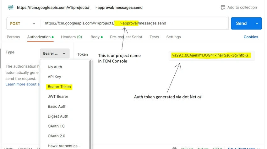 Push Notification From C# .Net to Android