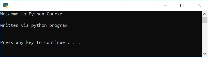 Python - File Management