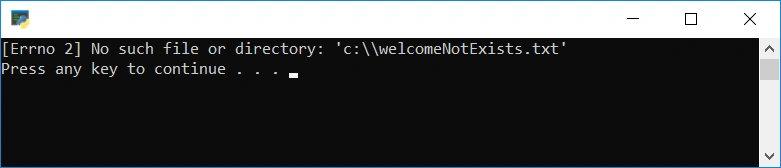 Python - File Management