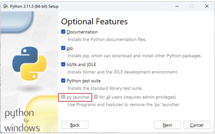 py works, but python doesn't