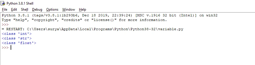 Python Variables