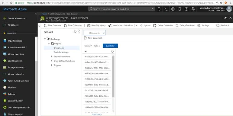 Query On Cosmos DB And Download Documents