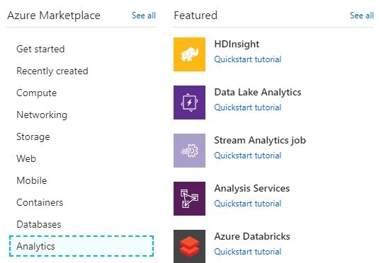 Azure marketplace