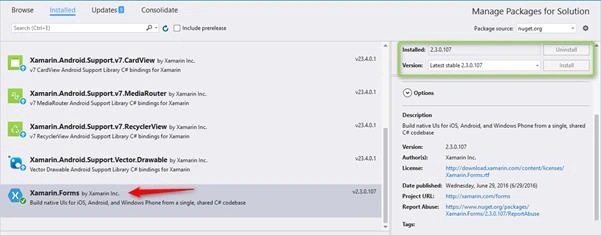 Install update
