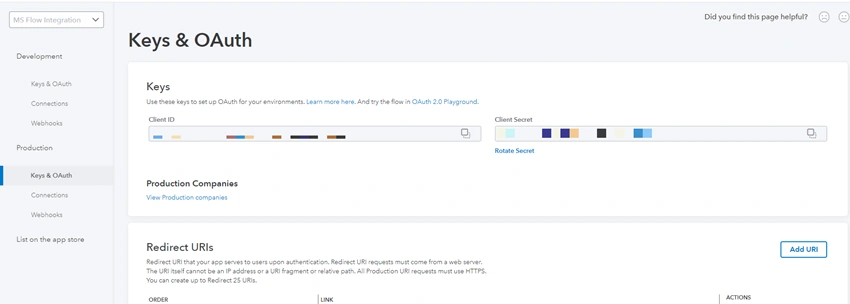 QuickBooks API Integration with Power Automate using Custom Connectors