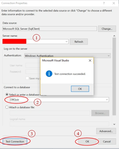 Connect to a database