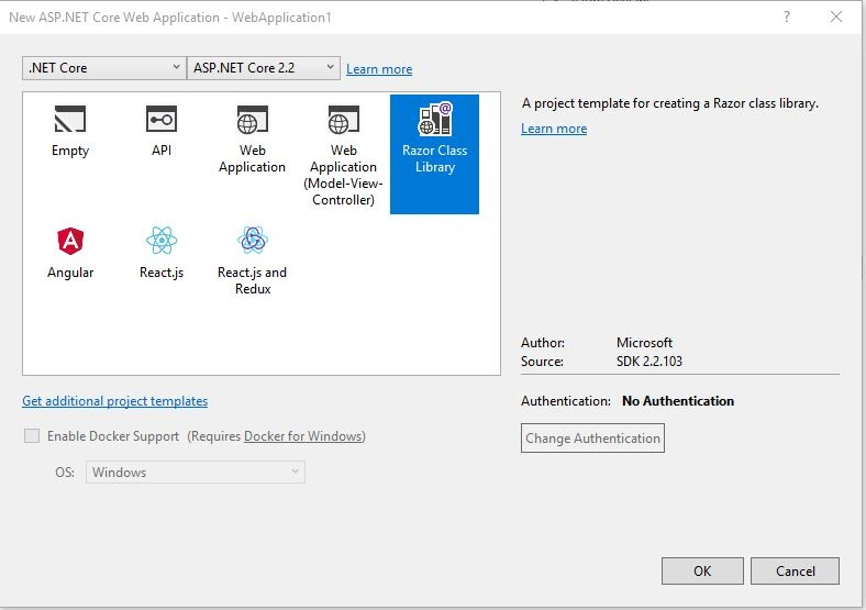 Create Reusable View Using Razor Class Library In ASP.NET Core