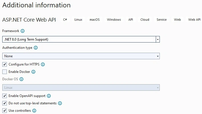 Dotnet webapi