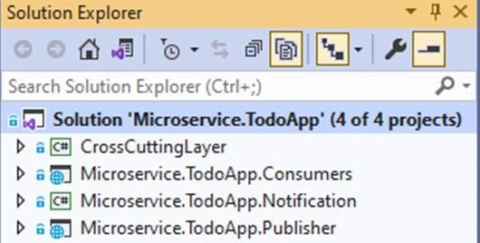 Solution explorer