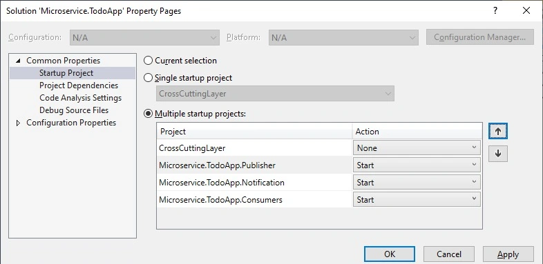 Startup project
