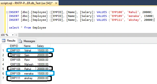 RANK vs DENSE_RANK vs ROW_NUMBER