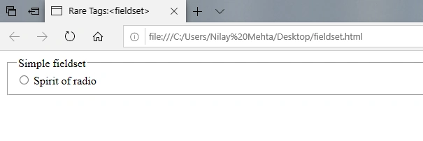 Rare Tags Of HTML 5