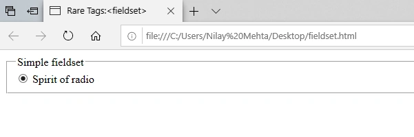 Rare Tags Of HTML 5