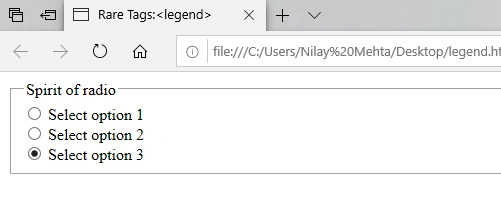 Rare Tags Of HTML 5