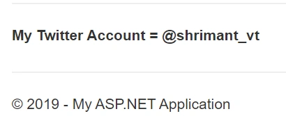Razor View Engine In ASP.NET MVC 5