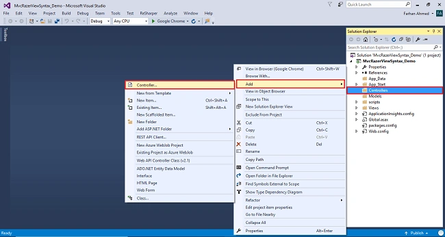 Razor View Syntax In ASP.NET MVC