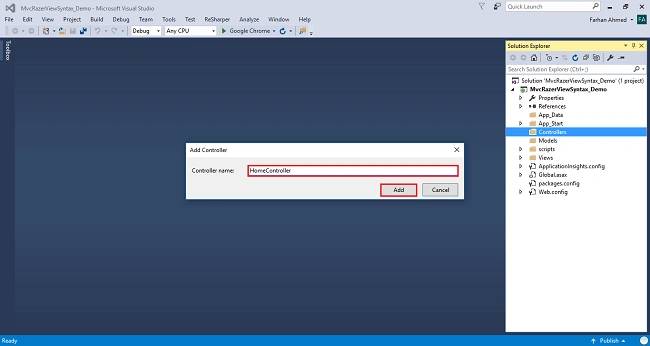 Razor View Syntax In ASP.NET MVC