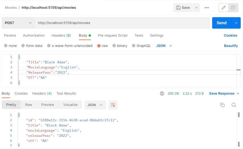 React and .NET Core 6.0 Web API Sample Project with Docker
