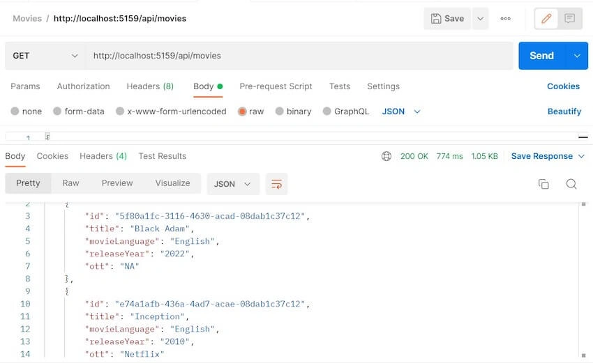 React and .NET Core 6.0 Web API Sample Project with Docker