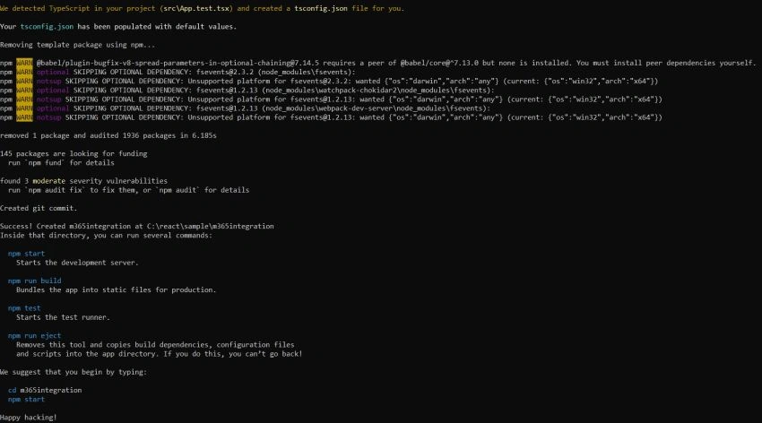 React Application Integration to Microsoft Graph using Microsoft Graph SDK