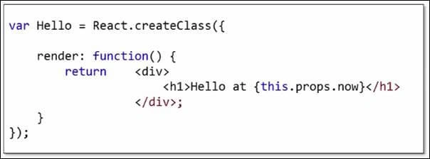 React
