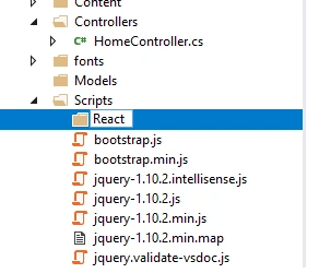 ReactJS With ASP.NET MVC Setup Using NPM (Babel And Webpack)