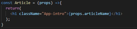 React