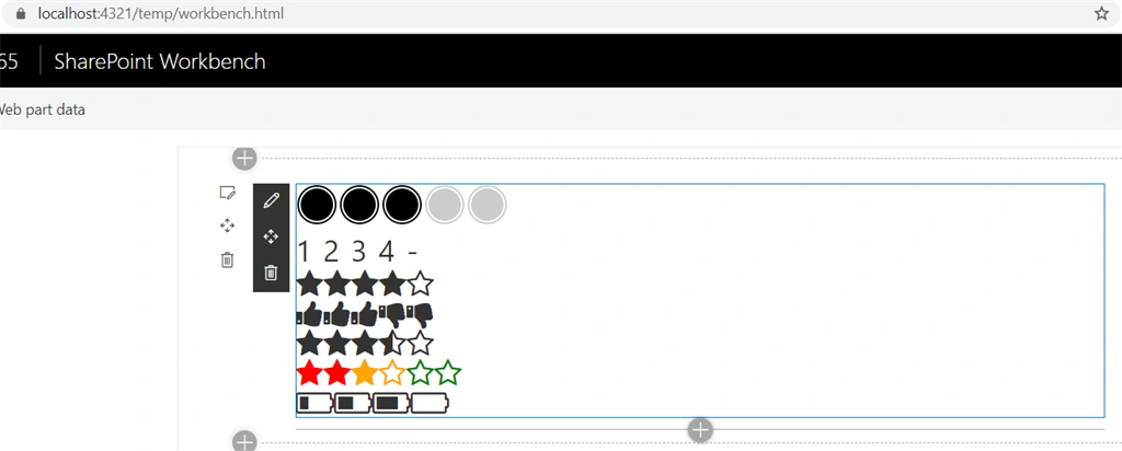 React Rating Component In Spfx