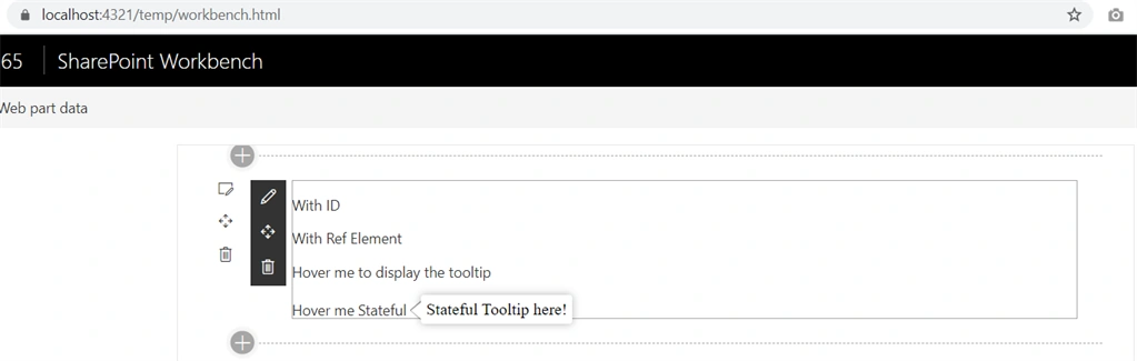 React Tooltip In SPFX