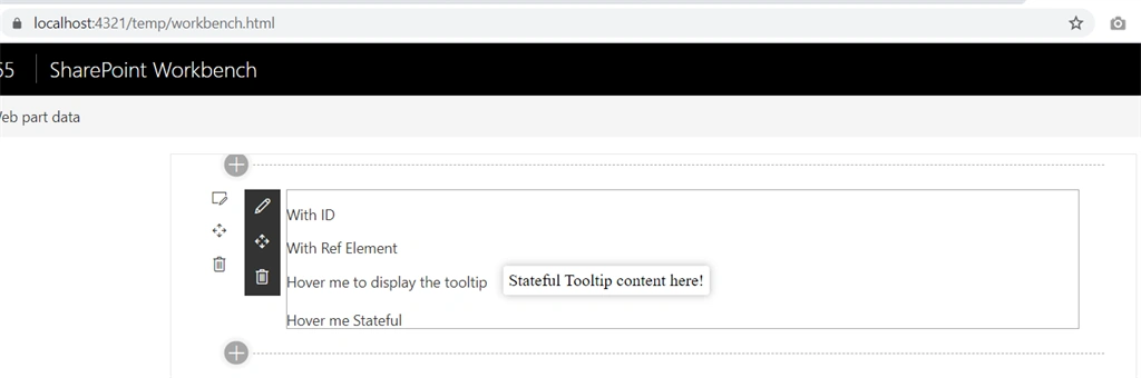 React Tooltip In SPFX