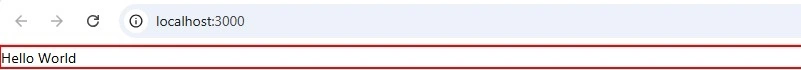 Output in browser