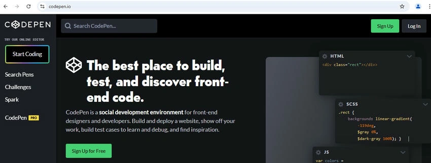 Click Start Coding