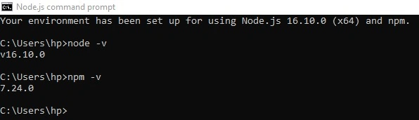 Node.Js Command Prompt