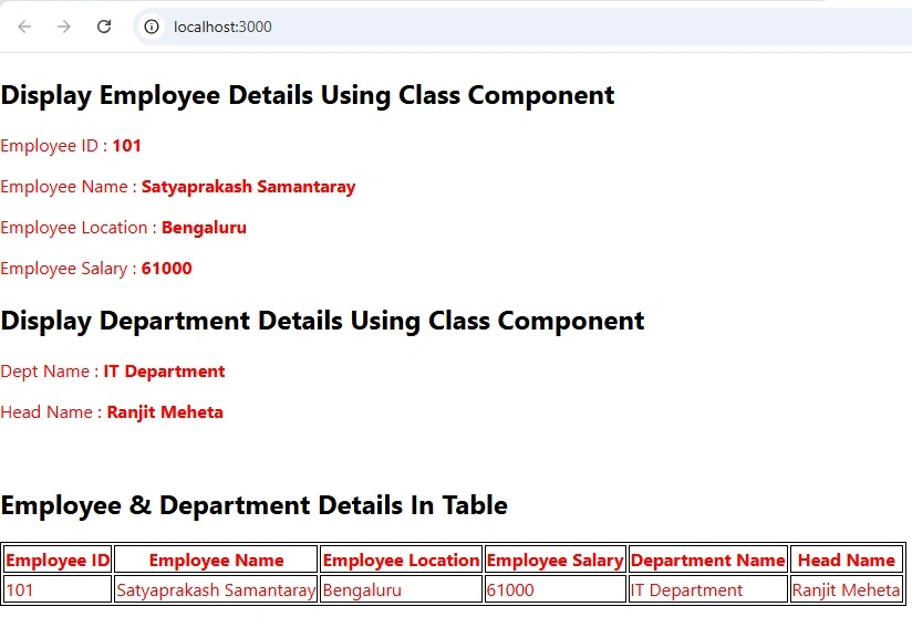Class component