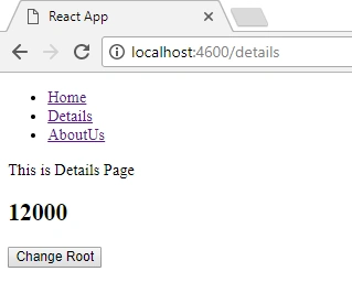 React