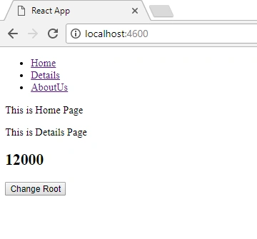 React