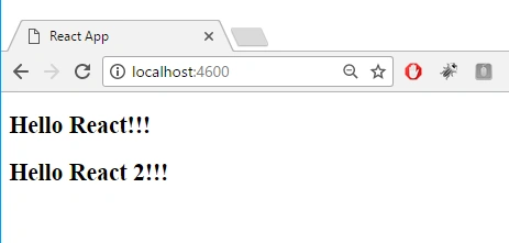 React