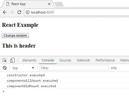 React