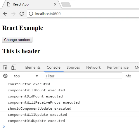 React